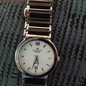 Viceroy ceramic and stainless steel watch